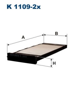 Filtr kabinowy FILTRON K1109-2X 272751N626