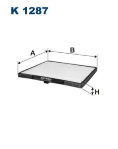 Filtr kabinowy FILTRON K1287 CU1910