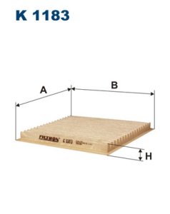 Filtr kabinowy FILTRON K1183 CU1828