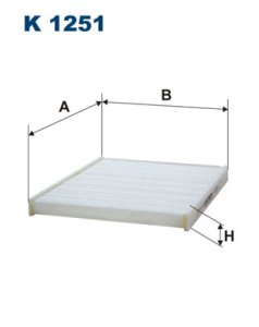 Filtr kabinowy FILTRON K1251 CU2436