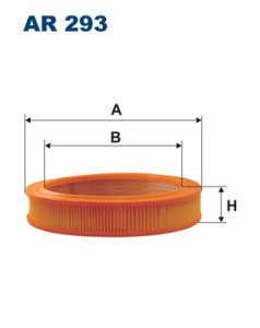 Filtr powietrza FILTRON AR293 C2936