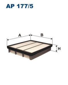 Filtr powietrza FILTRON AP177/5 C2542