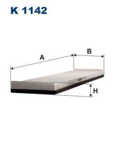 Filtr kabinowy FILTRON K1142 CU5877