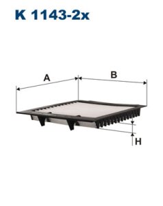 Filtr kabinowy FILTRON K1143-2X CU1009