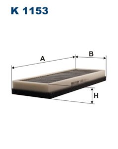 Filtr kabinowy FILTRON K1153 CU3855