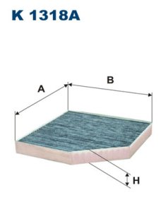 Filtr kabinowy FILTRON K1318A CUK2641