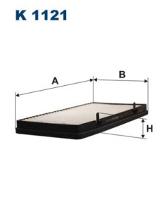 Filtr kabinowy FILTRON K1121 CU3454