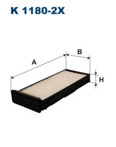 Filtr kabinowy FILTRON K1180-2X CU230002