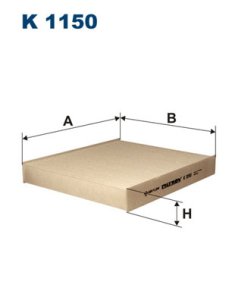 Filtr kabinowy FILTRON K1150 CU2440