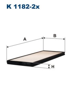Filtr kabinowy FILTRON K1182-2X CU25062