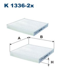 Filtr kabinowy FILTRON K1336-2X CU190042