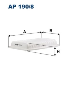 Filtr powietrza FILTRON AP190/8 1378069L00