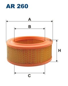 Filtr powietrza FILTRON AR260 C1953