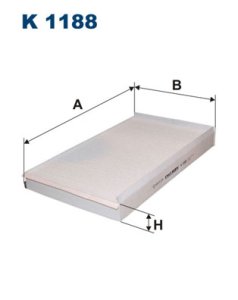 Filtr kabinowy FILTRON K1188 CU3540