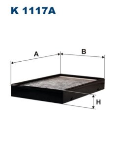 Filtr kabinowy FILTRON K1117A CU2650