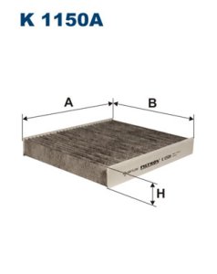 Filtr kabinowy FILTRON K1150A CU2440