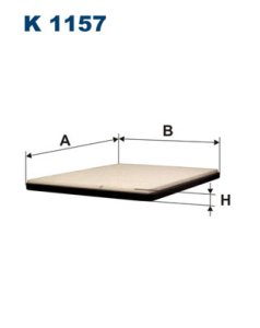 Filtr kabinowy FILTRON K1157 CU2839