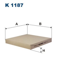 Filtr kabinowy FILTRON K1187 CU2358