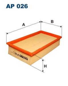 Filtr powietrza FILTRON AP026 C261101