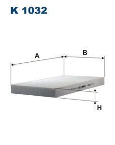 Filtr kabinowy FILTRON K1032 CU3192