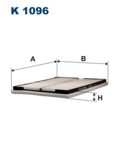 Filtr kabinowy FILTRON K1096 CU2530