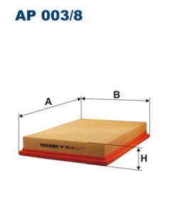 Filtr powietrza FILTRON AP003/8 C2975