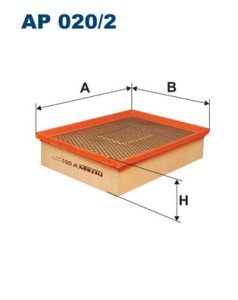 Filtr powietrza FILTRON AP020/2 C241282