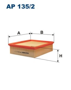 Filtr powietrza FILTRON AP135/2 C241232