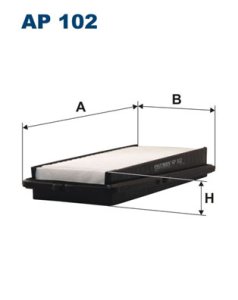 Filtr powietrza FILTRON AP102 C25372
