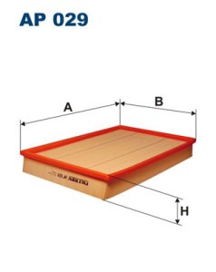 Filtr powietrza FILTRON AP029 C36221