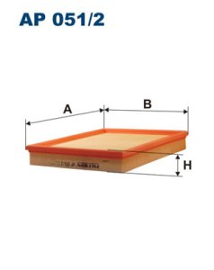 Filtr powietrza FILTRON AP051/2 C301381