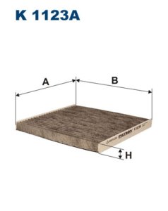 Filtr kabinowy FILTRON K1123A CU2035
