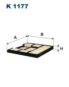 Filtr kabinowy FILTRON K1177 CU2015