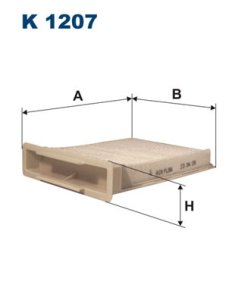 Filtr kabinowy FILTRON K1207 