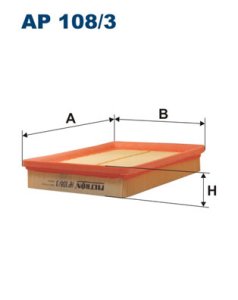 Filtr powietrza FILTRON AP108/3 2811337101