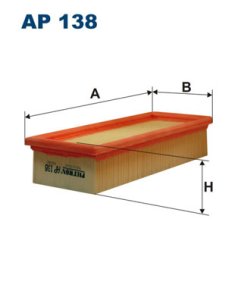 Filtr powietrza FILTRON AP138 C2774