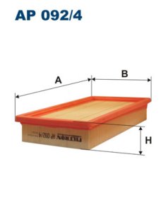 Filtr powietrza FILTRON AP092/4 46809151