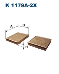 Filtr kabinowy FILTRON K1179A-2X CUK210002