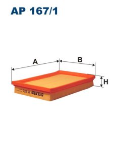 Filtr powietrza FILTRON AP167/1 C23451