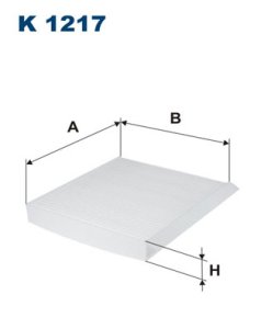 Filtr kabinowy FILTRON K1217 CU2252