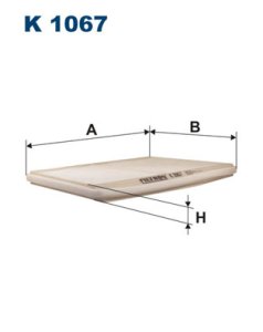 Filtr kabinowy FILTRON K1067 CU2930