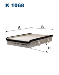 Filtr kabinowy FILTRON K1068 CU2750