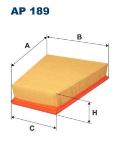 Filtr powietrza FILTRON AP189 C22952