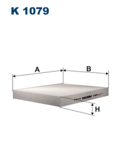 Filtr kabinowy FILTRON K1079 CU2545
