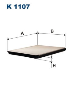 Filtr kabinowy FILTRON K1107 CU2630