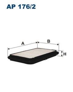 Filtr powietrza FILTRON AP176/2 C2622