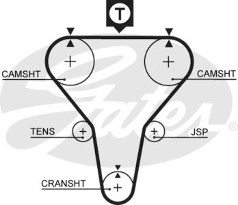 Pasek rozrządu GATES 5273XS B59712205