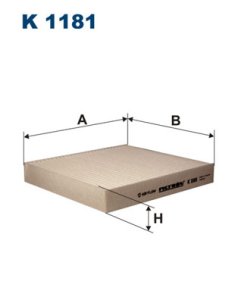 Filtr kabinowy FILTRON K1181 CU2145
