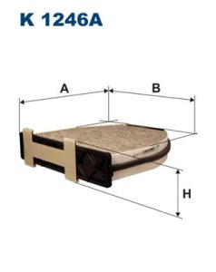 Filtr kabinowy FILTRON K1246A CUK2550