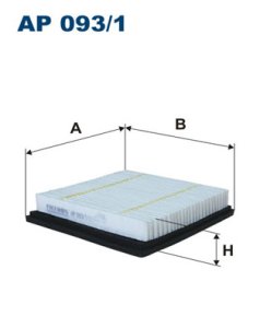 Filtr powietrza FILTRON AP093/1 68081249AC